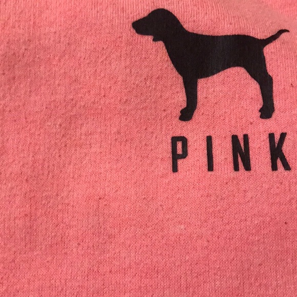 PINK SWEATSHIRT WITH LEOPARD PRINT LETTERING, XS - Picture 2 of 10